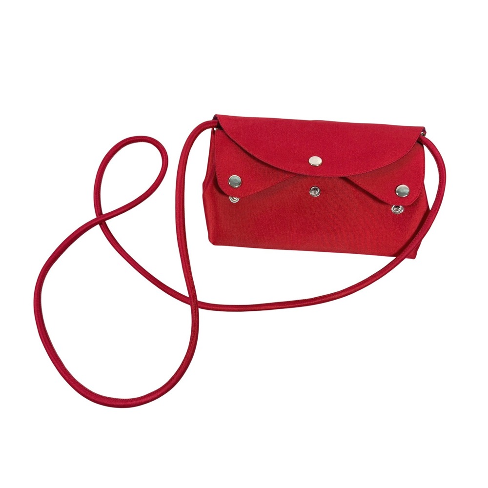Artisans Angkor‎ Red Fabric Envelope Crossbody Bag Small